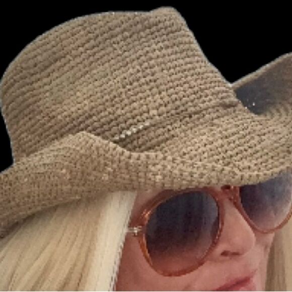 Athleta Straw Raffia Straw Cowboy Hat - Picture 5 of 15